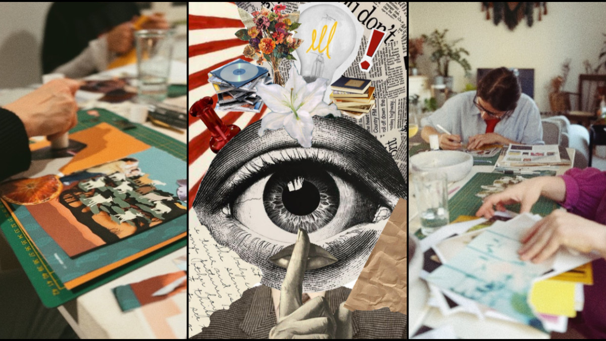 Make your own Monster! A weird collage workshop